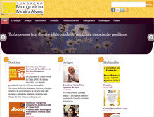 Tablet Screenshot of fundacaomargaridaalves.org.br